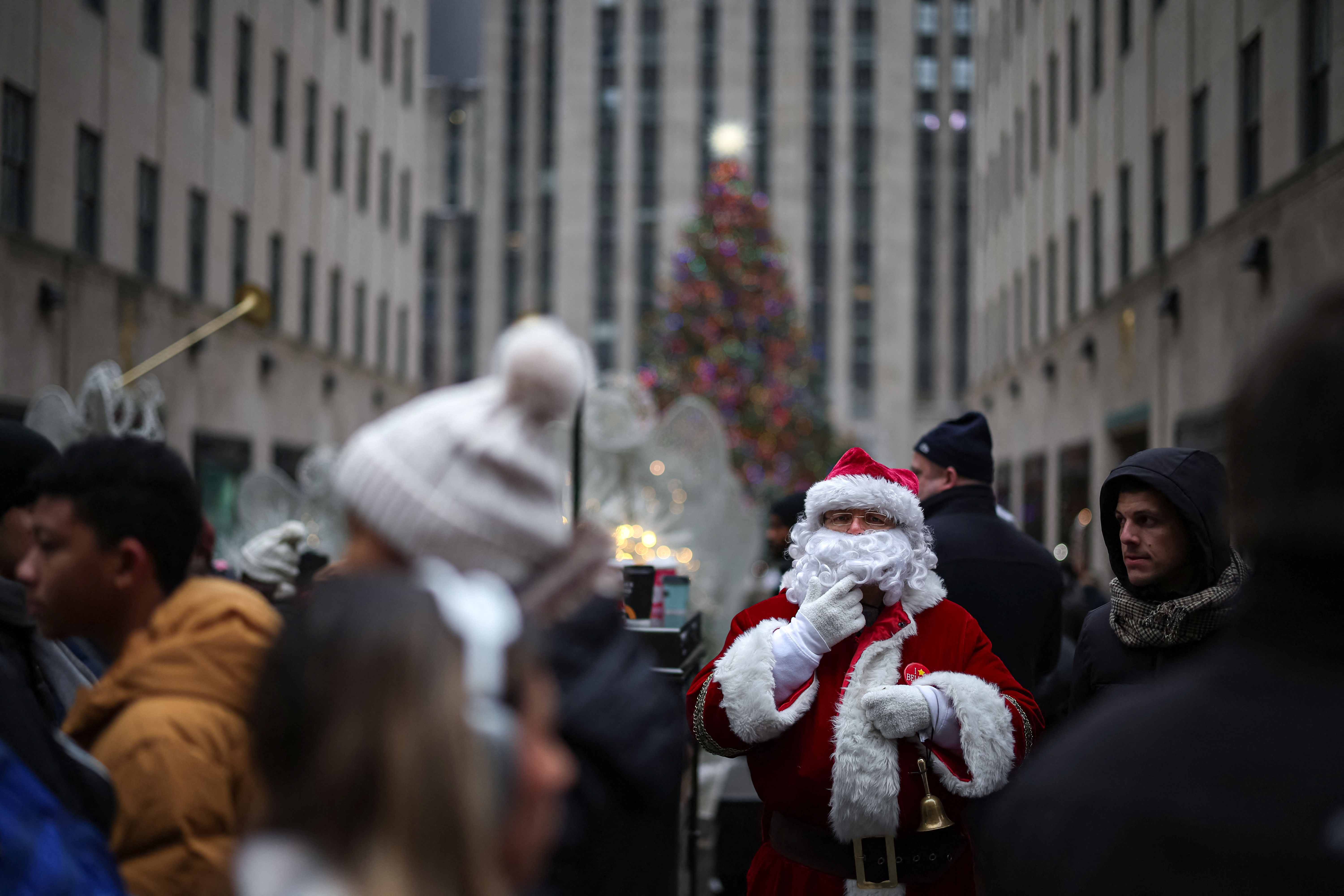 Christmas season in New York City
