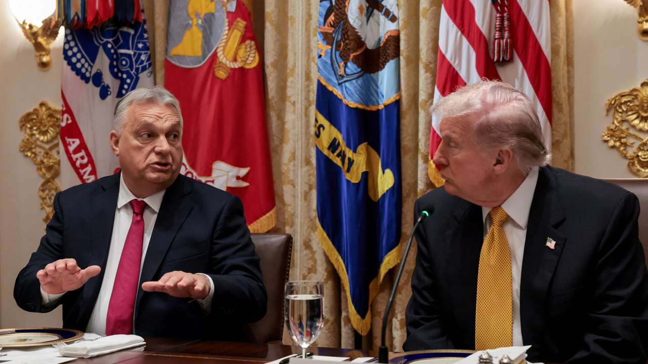 U.S. President Trump meets with Hungary's Prime Minister Orban at the White House