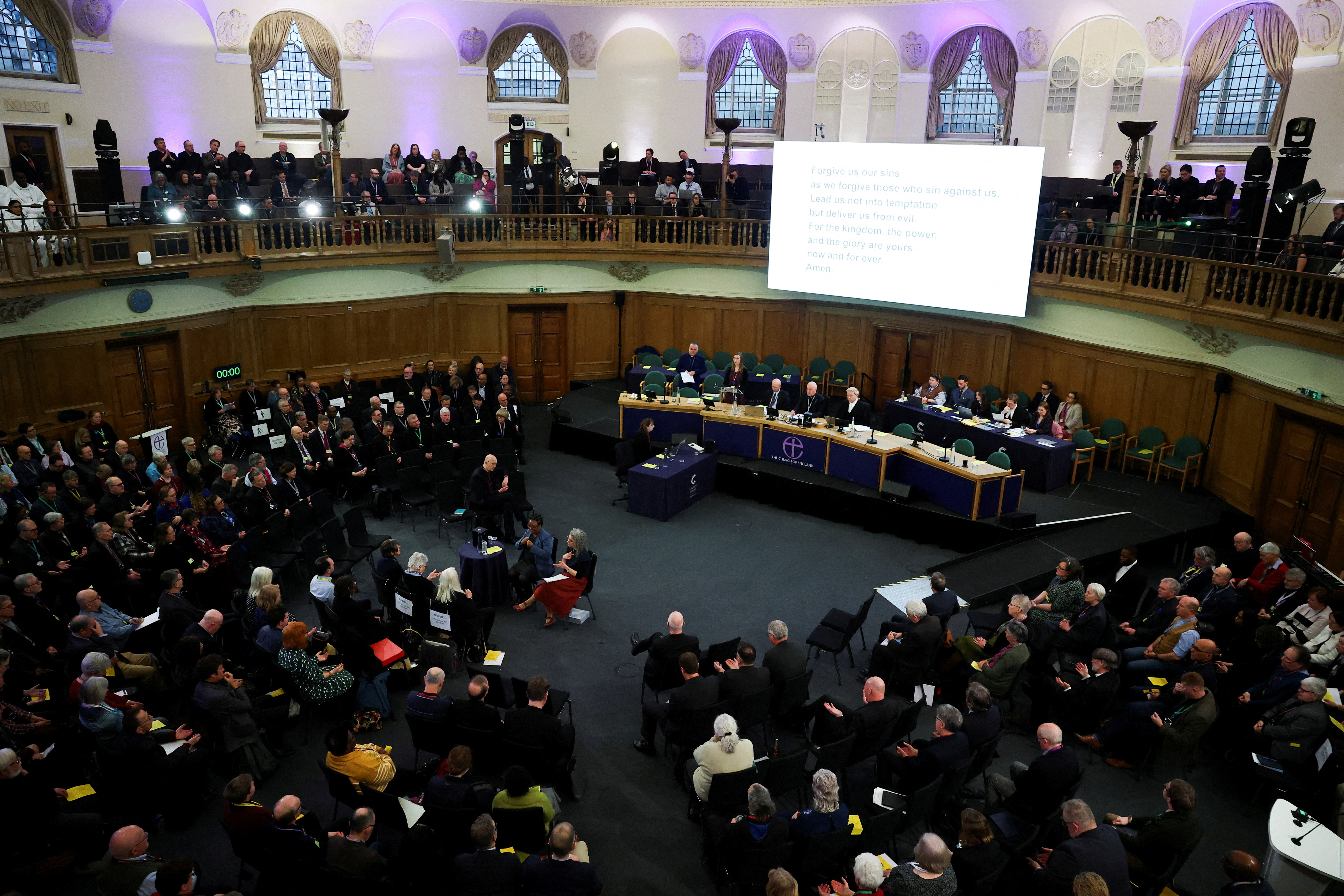 FILE PHOTO: Church of England General Synod, in London