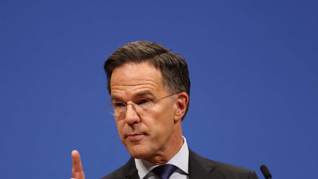 NATO Secretary General Rutte holds a press conference at the Alliance headquarters in Brussels