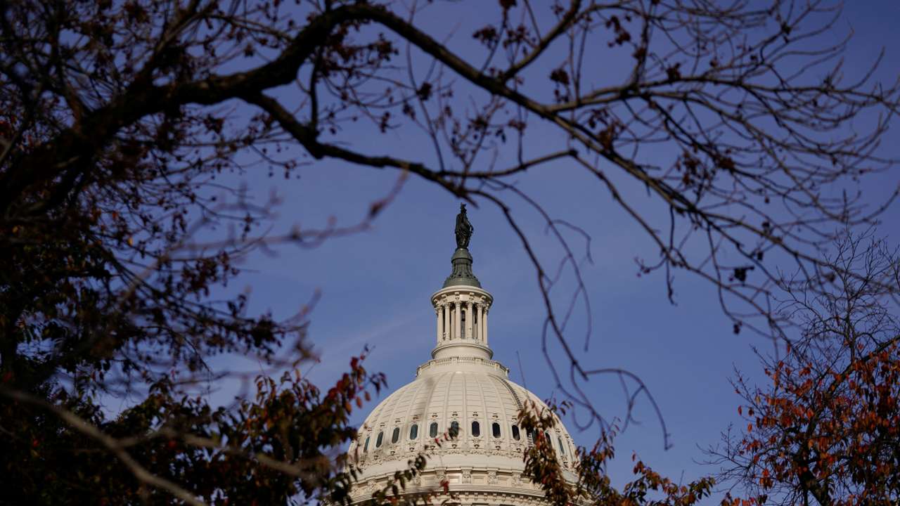 FILE PHOTO: U.S. Senate Republicans meet to vote on leadership positions on Capitol Hill in Washington