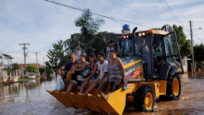 Flooding due to heavy rains in Rio Grande do Sul