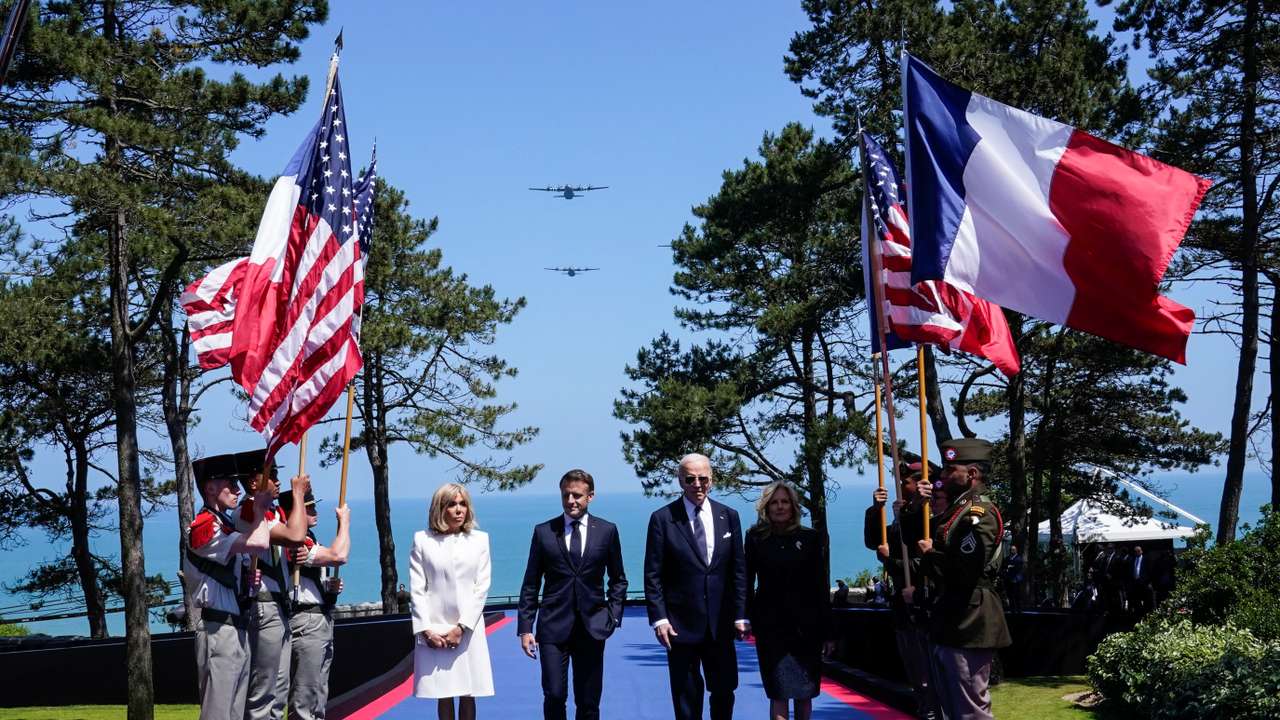 U.S. President Biden visits France