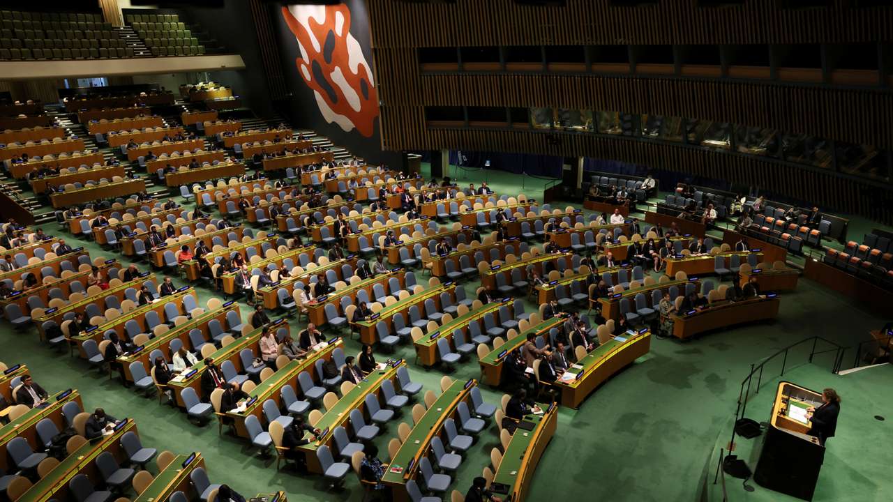 United Nations General Assembly meets at U.N. headquarters in New York