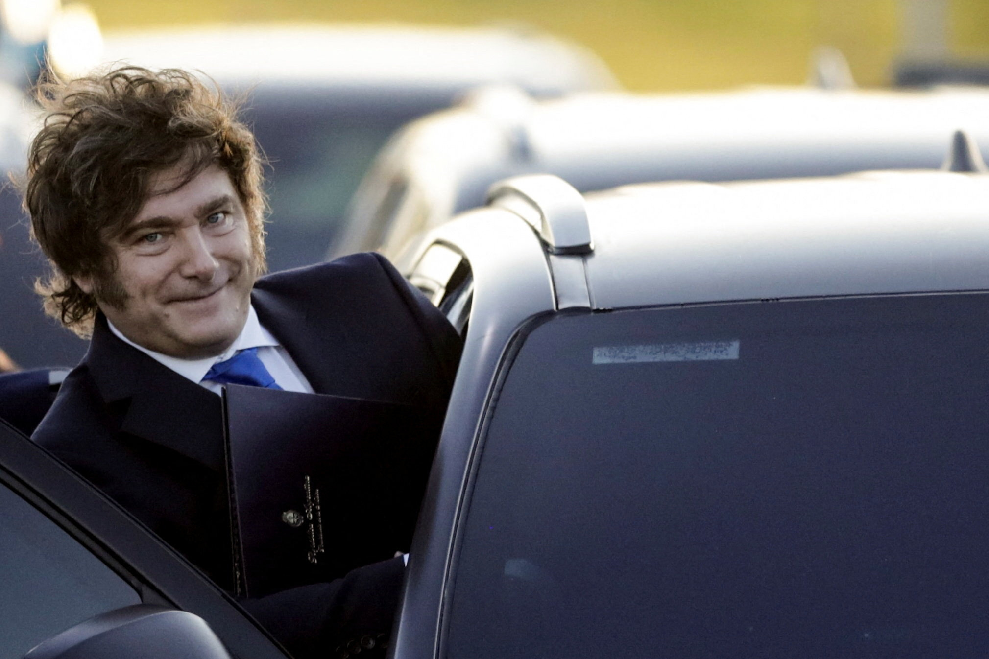 Argentina's President Javier Milei, presents a new Penal Code, in Buenos Aires province
