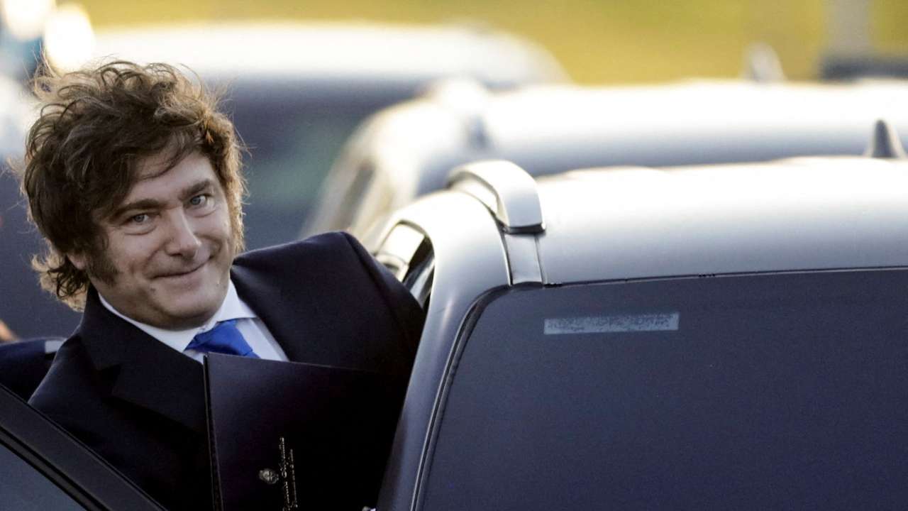 Argentina's President Javier Milei, presents a new Penal Code, in Buenos Aires province