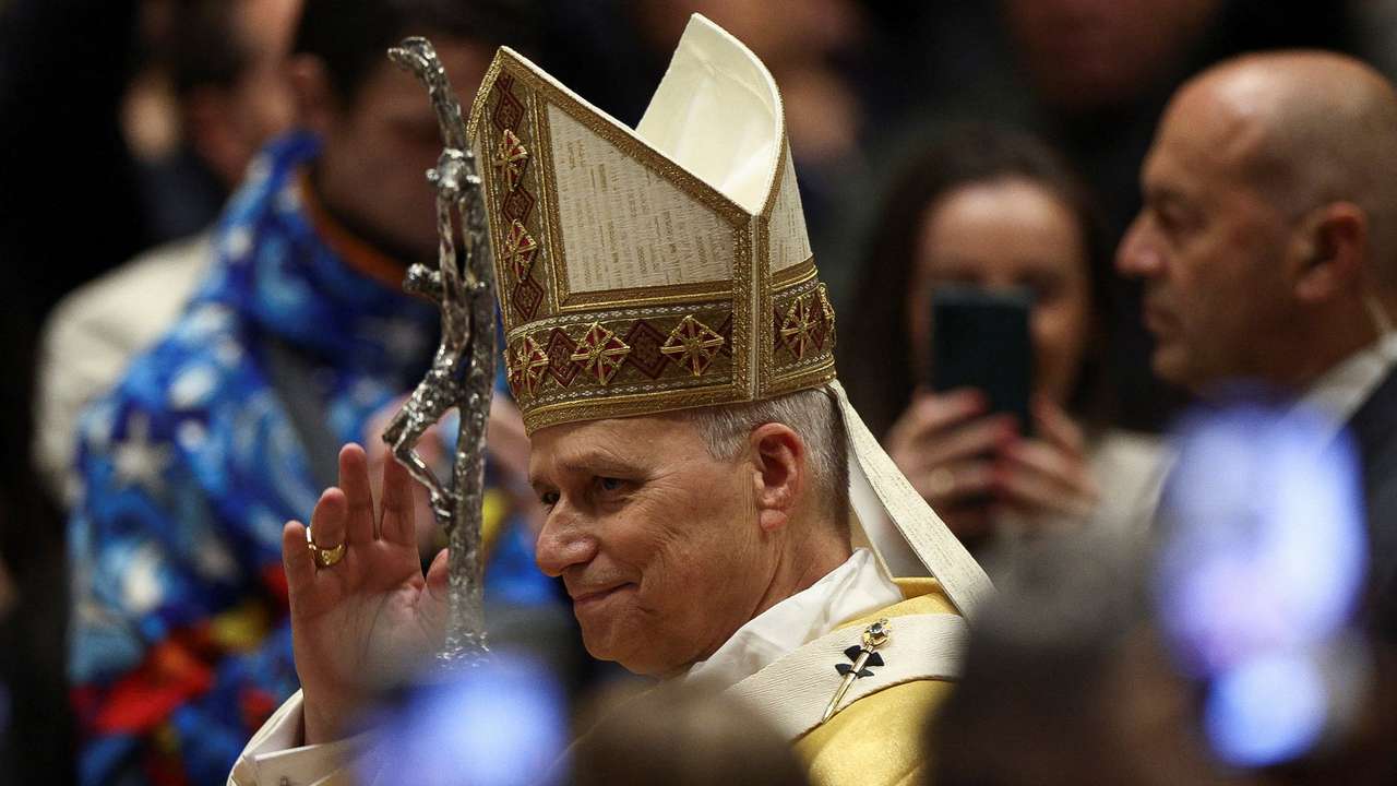 Pope Leo XIV celebrates Christmas Eve Mass in St. Peter's Basilica at the Vatican