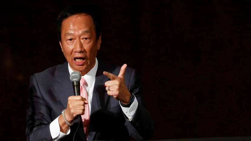 Press conference in Taipei