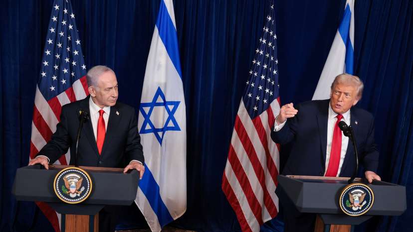 U.S. President Trump meets Israeli PM Netanyahu at Trump’s Mar-a-Lago club, in Palm Beach