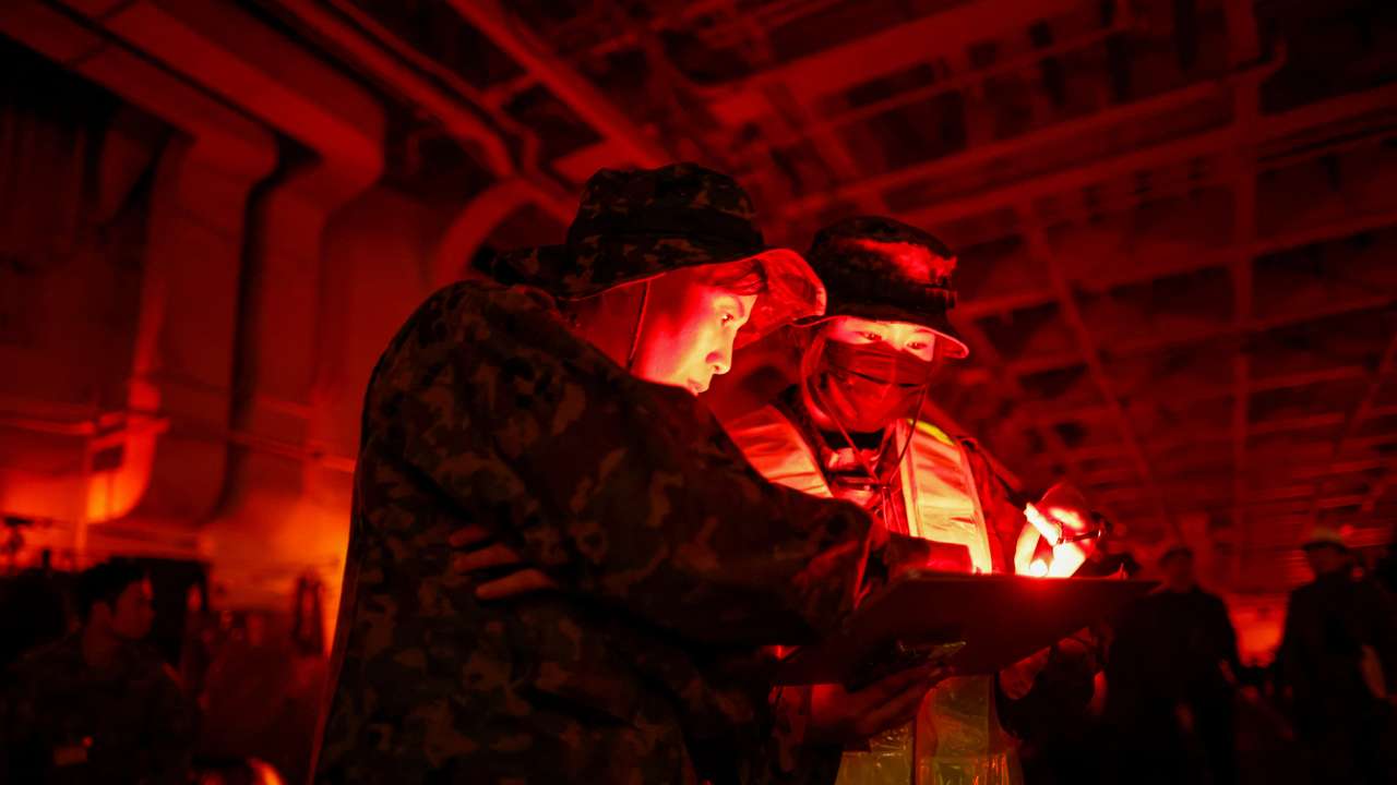 The Wider Image: The female marines Japan is training for war