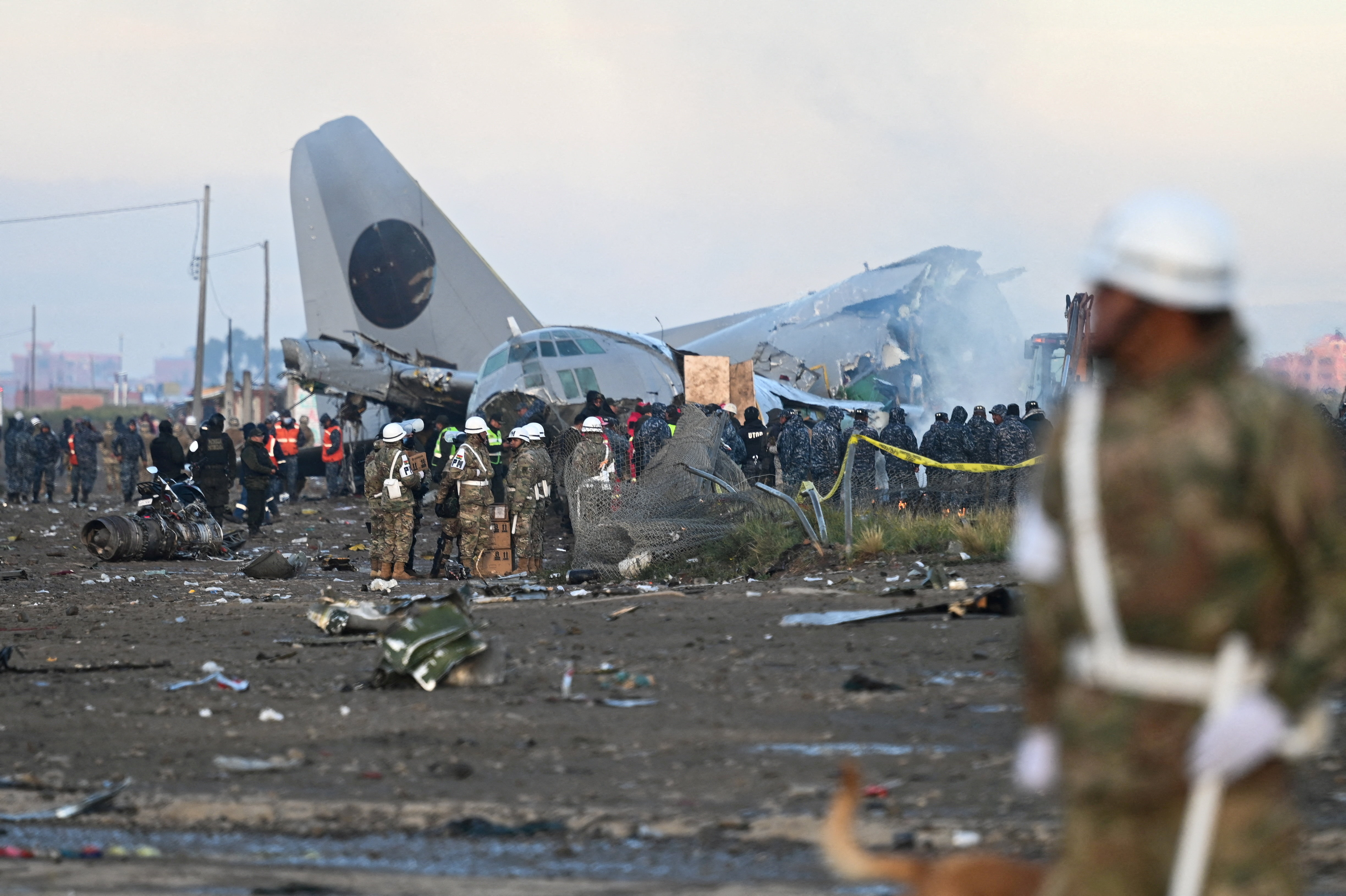 Bolivia plane crash: Central Bank warns crash banknotes are invalid