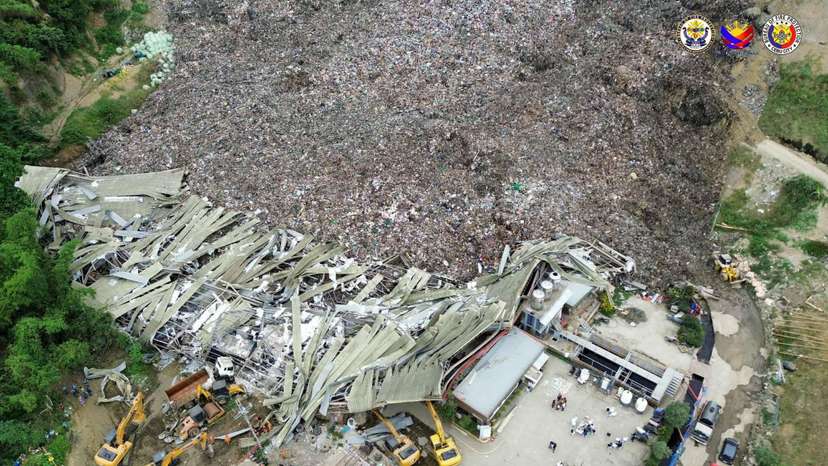 Collapsed landfill in Cebu City
