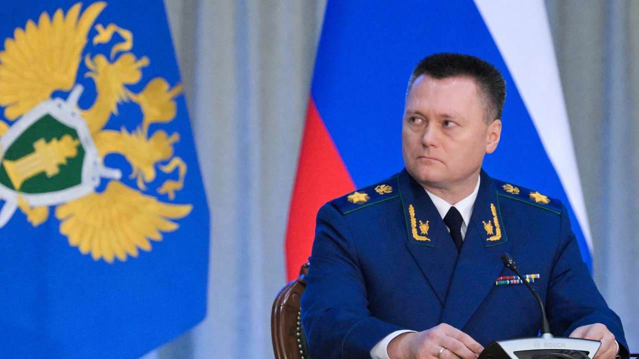 Russia's Prosecutor General Krasnov attends an expanded meeting of the Prosecutor General's Office board in Moscow