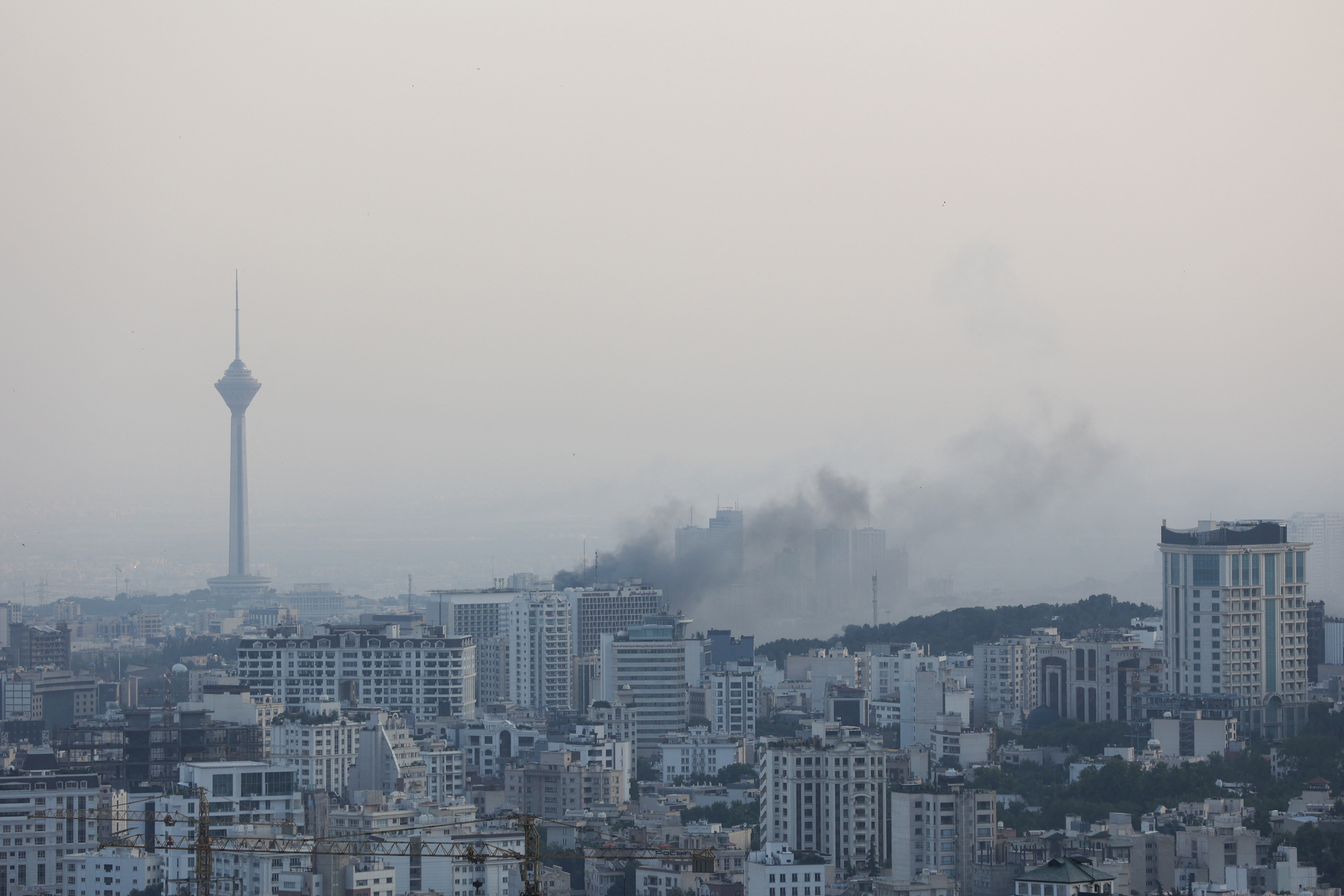 Iranian state broadcaster hit in Tehran