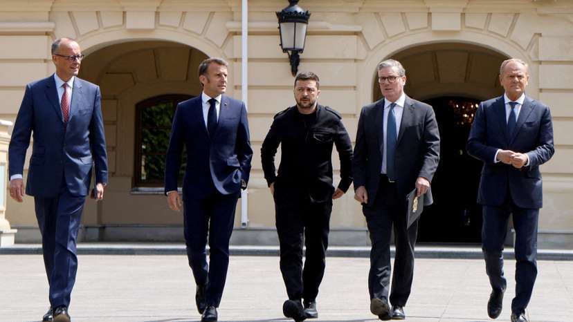 FILE PHOTO: Meeting of European leaders, in Kyiv