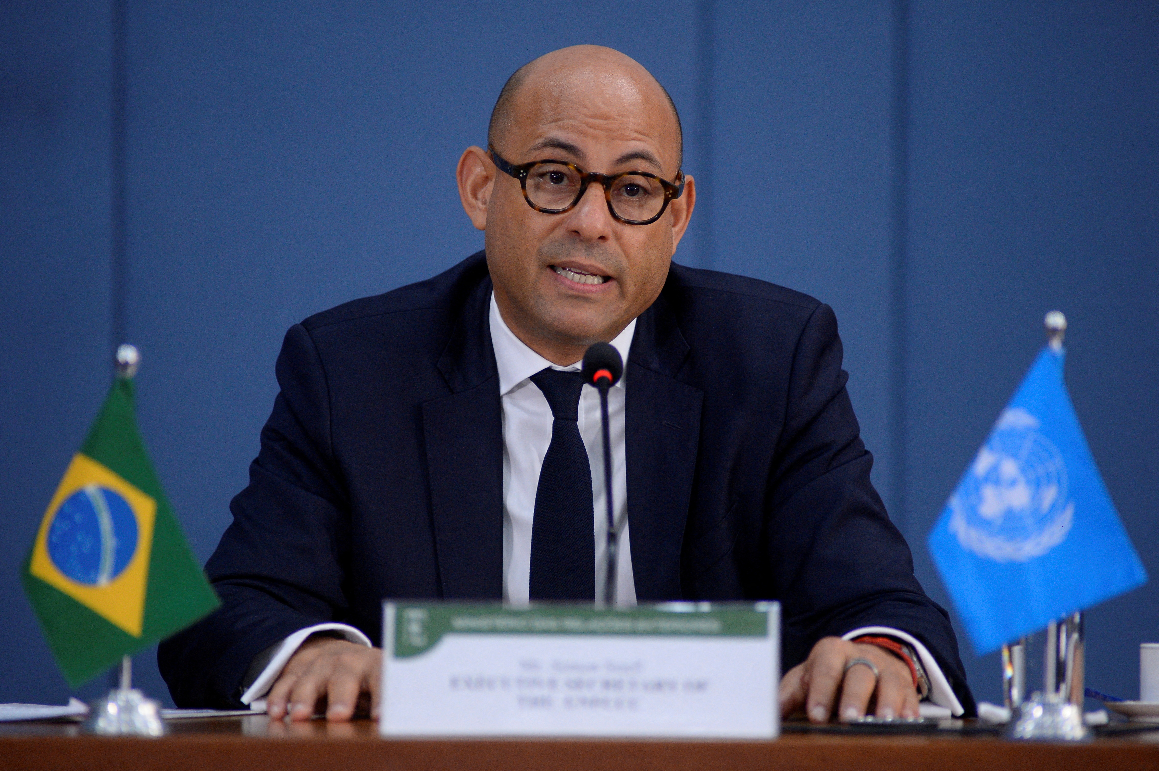 FILE PHOTO: UN Climate Change Executive Secretary Simon Stiell