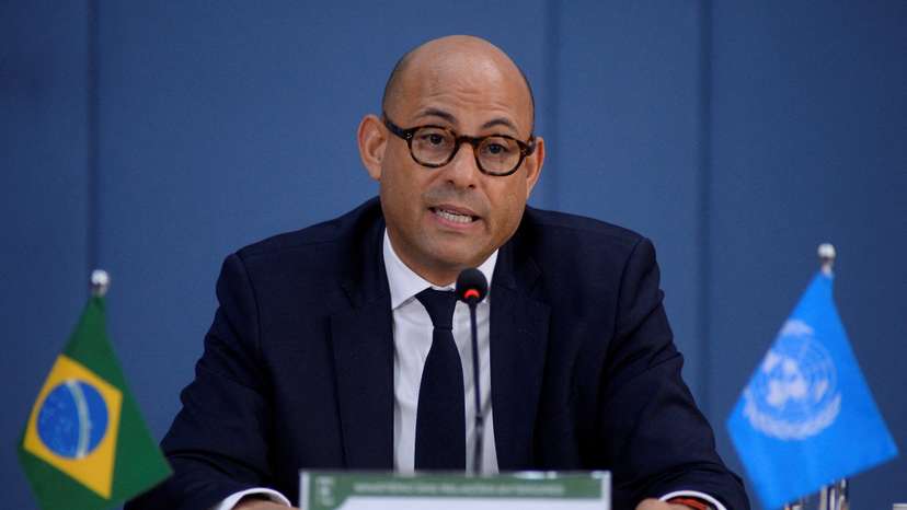 FILE PHOTO: UN Climate Change Executive Secretary Simon Stiell