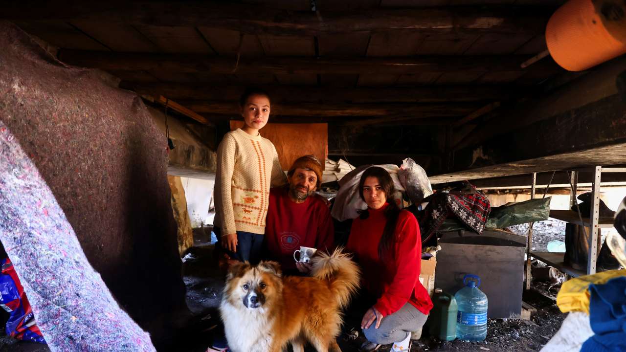 Brazilian family homeless since floods lives under highway bridge in the state of Rio Grande do Sul