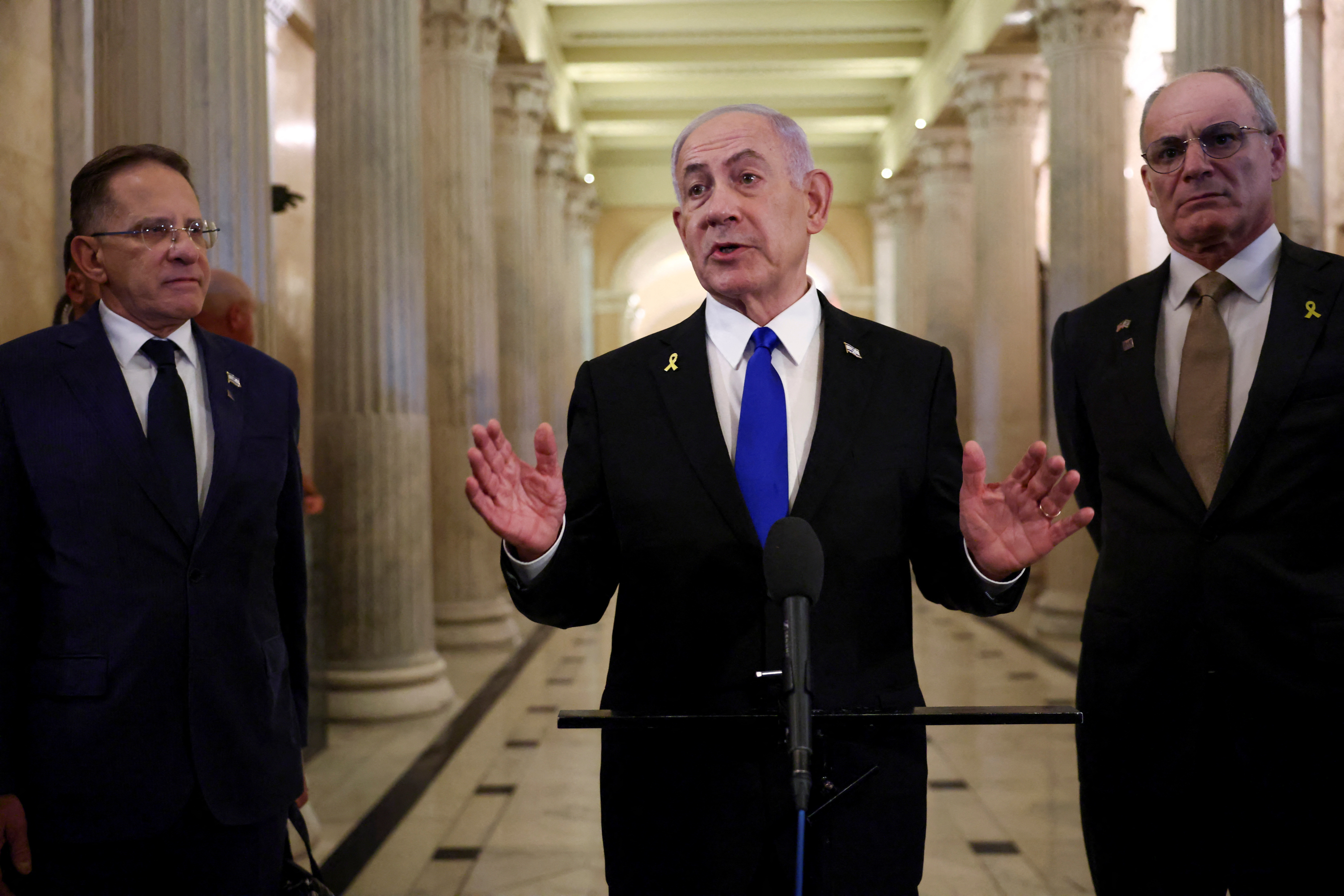 Israeli Prime Minister Benjamin Netanyahu visits Washington