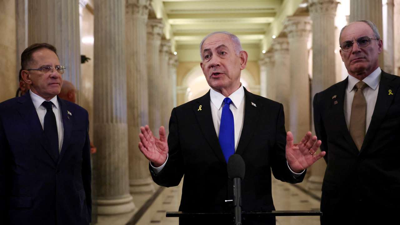 Israeli Prime Minister Benjamin Netanyahu visits Washington