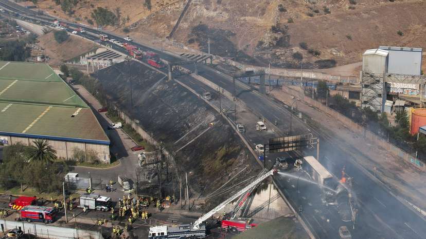 Aftermath of a deadly explosion in Santiago