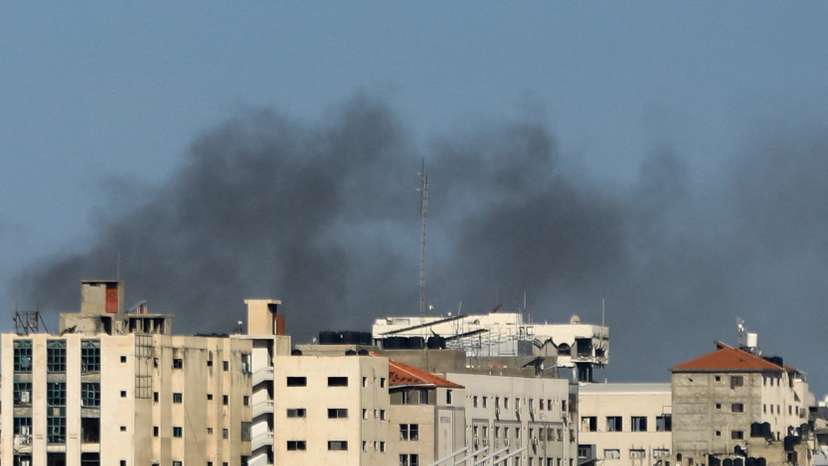 Israeli raid at Al Shifa hospital and the area around it, in Gaza City