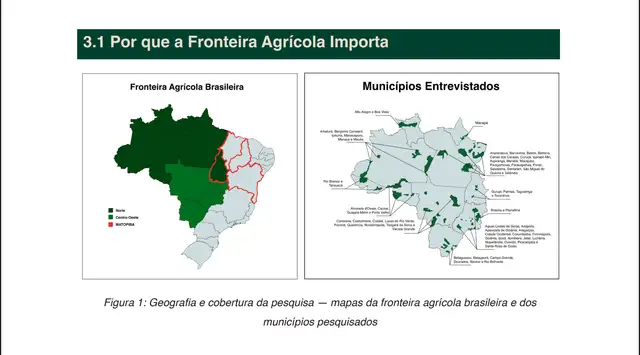 Por que a fronteira agrícola importa é uma imagem tirada do estudo da FGV