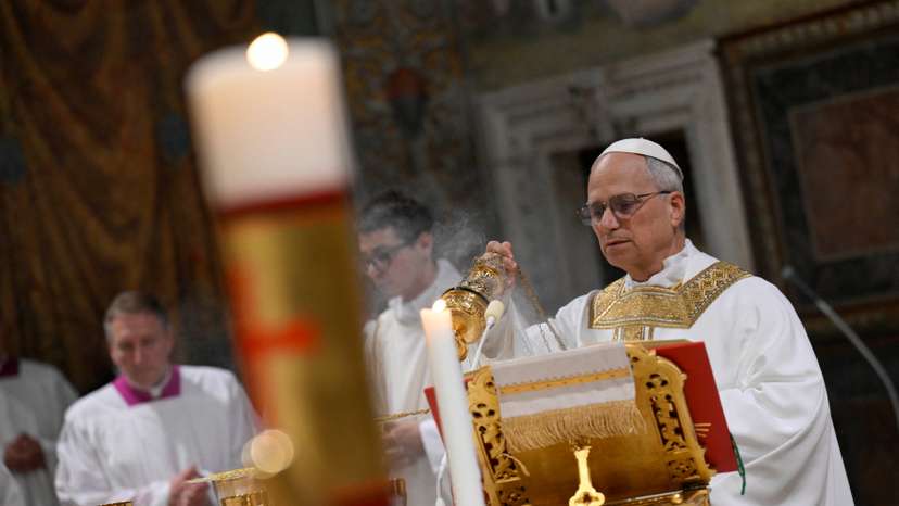 Pope Leo XIV conducts Mass in the Sistine Chapel at the Vatican