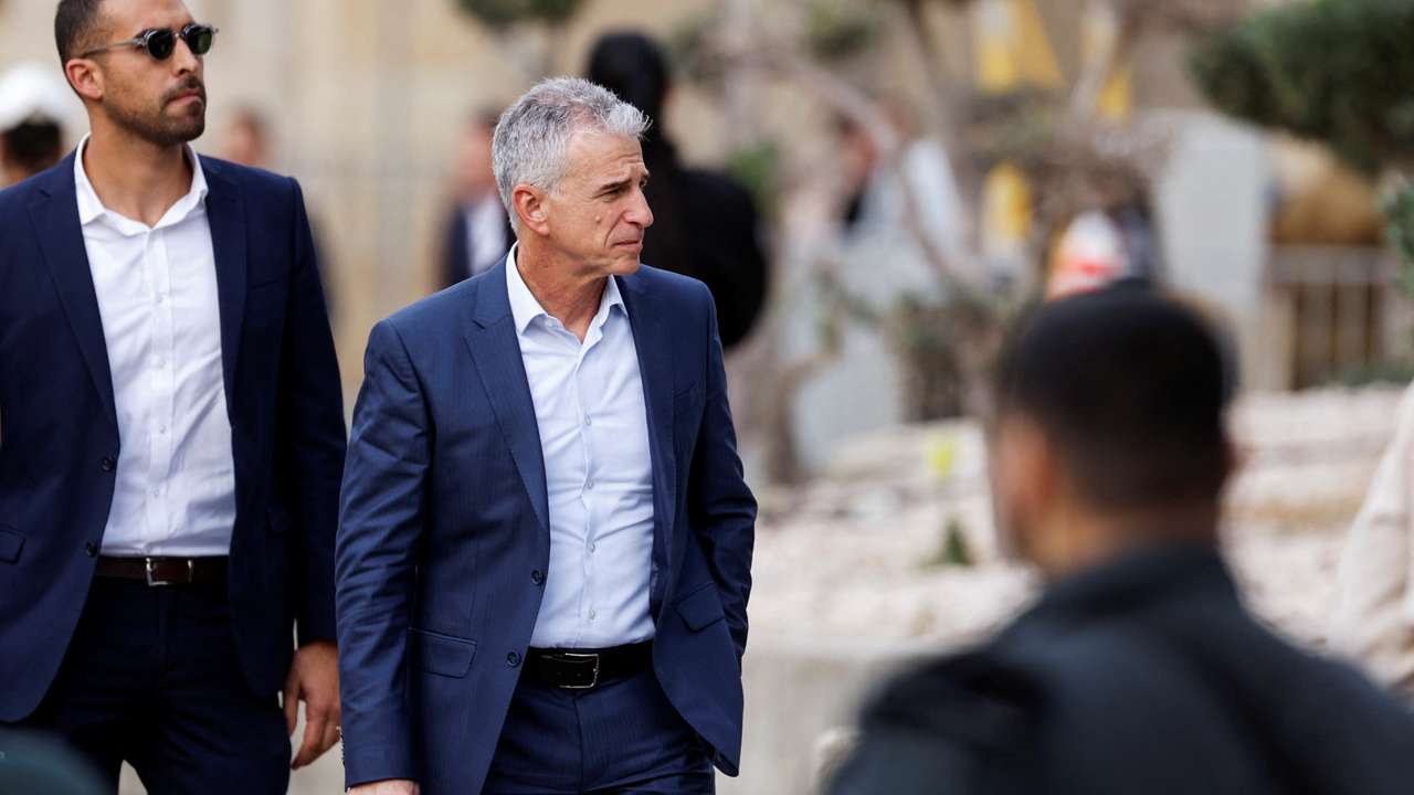 Honour guard ceremony for Israel's incoming military chief Herzi Halevi