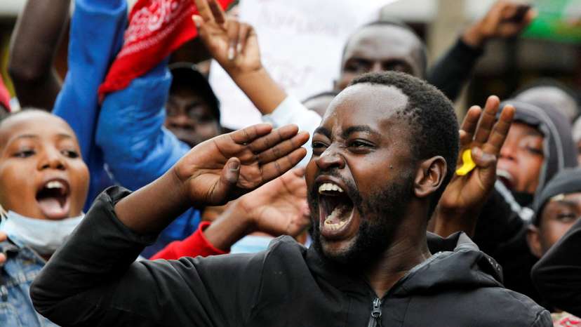Anti-finance bill protesters clash with police in Nairobi
