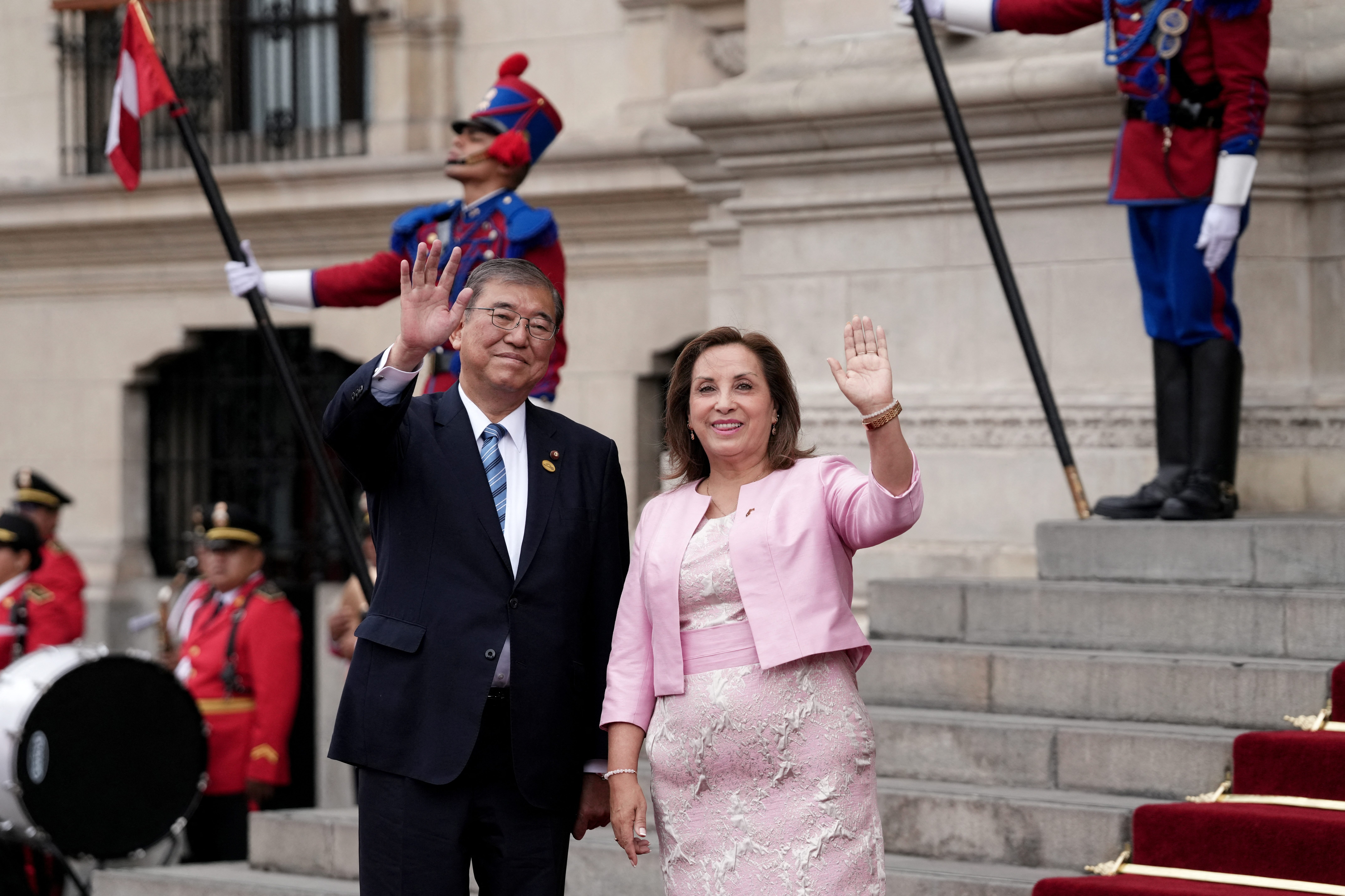 Japan's Prime Minister Ishiba visits Lima