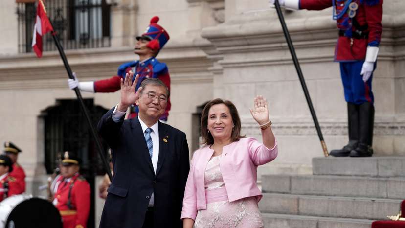 Japan's Prime Minister Ishiba visits Lima