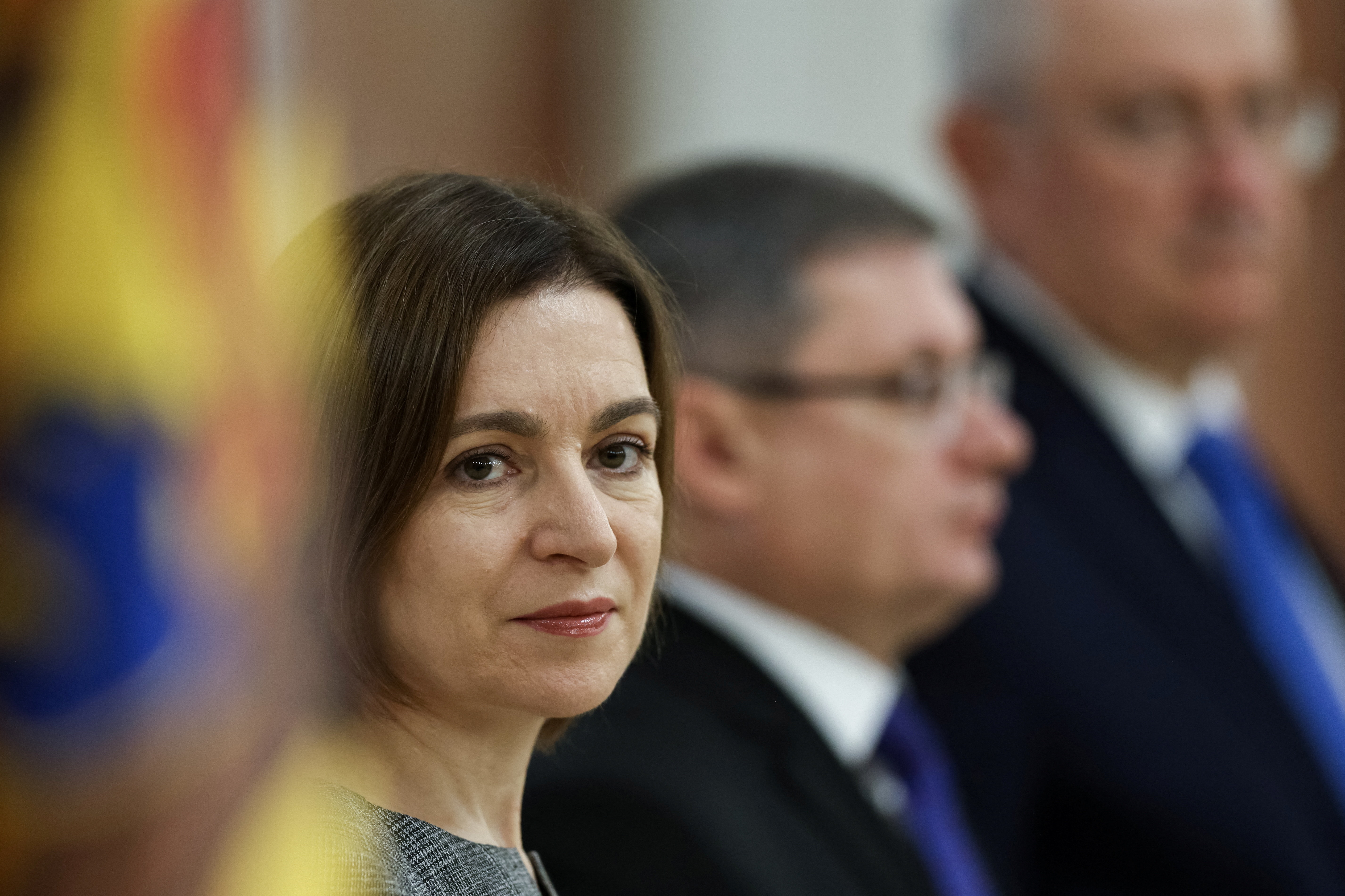 Alexandru Munteanu takes his oath as Moldova's new Prime Minister in Chisinau