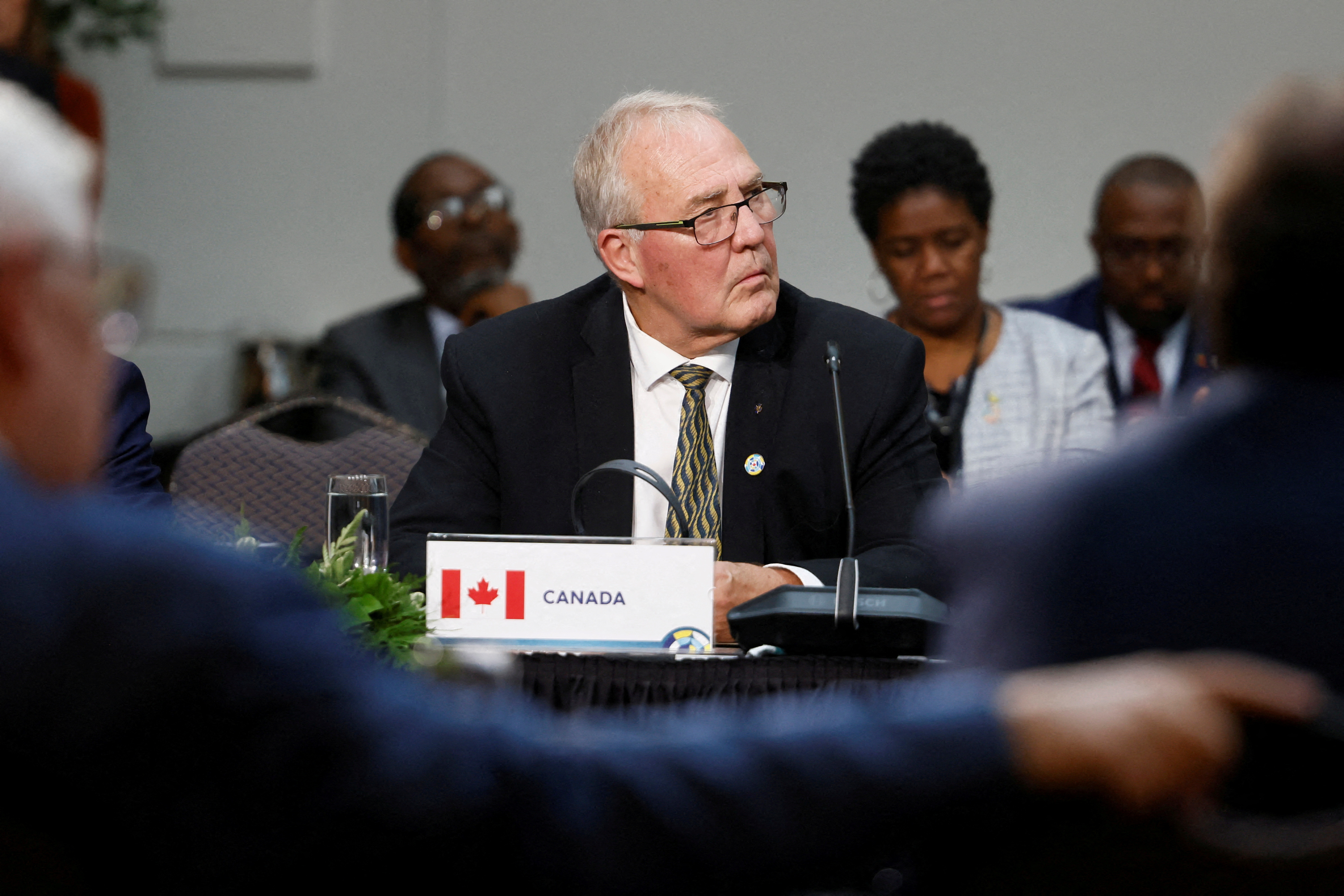 FILE PHOTO: Canada's Minister of National Defence Bill Blair attends the Canada-CARICOM Summit in Ottawa
