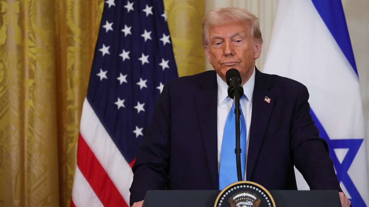 U.S. President Trump meets Israeli PM Netanyahu in Washington