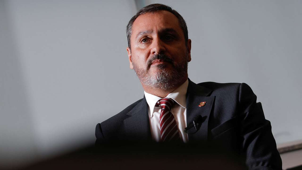 Brazil's General Director of the Federal Police Andrei Rodrigues attends an interview with Reuters in Brasilia