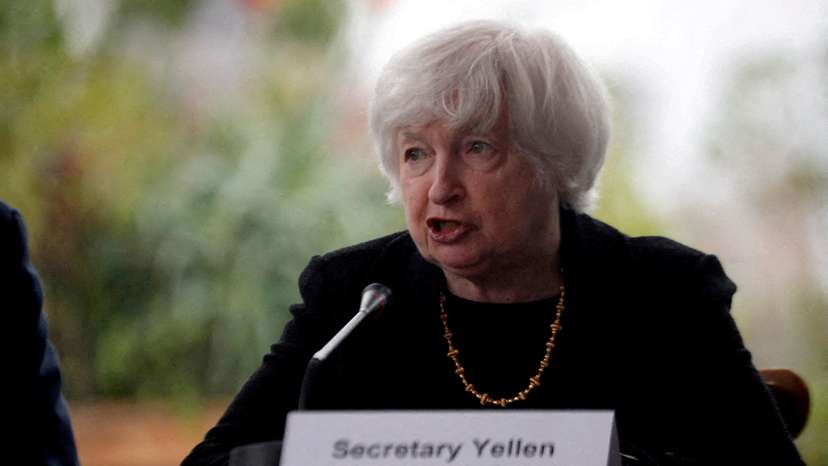 FILE PHOTO: U.S. Treasury Secretary Janet Yellen