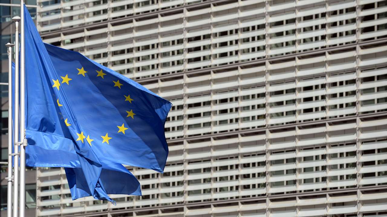 Outside view of the European Commission headquarters in Brussels