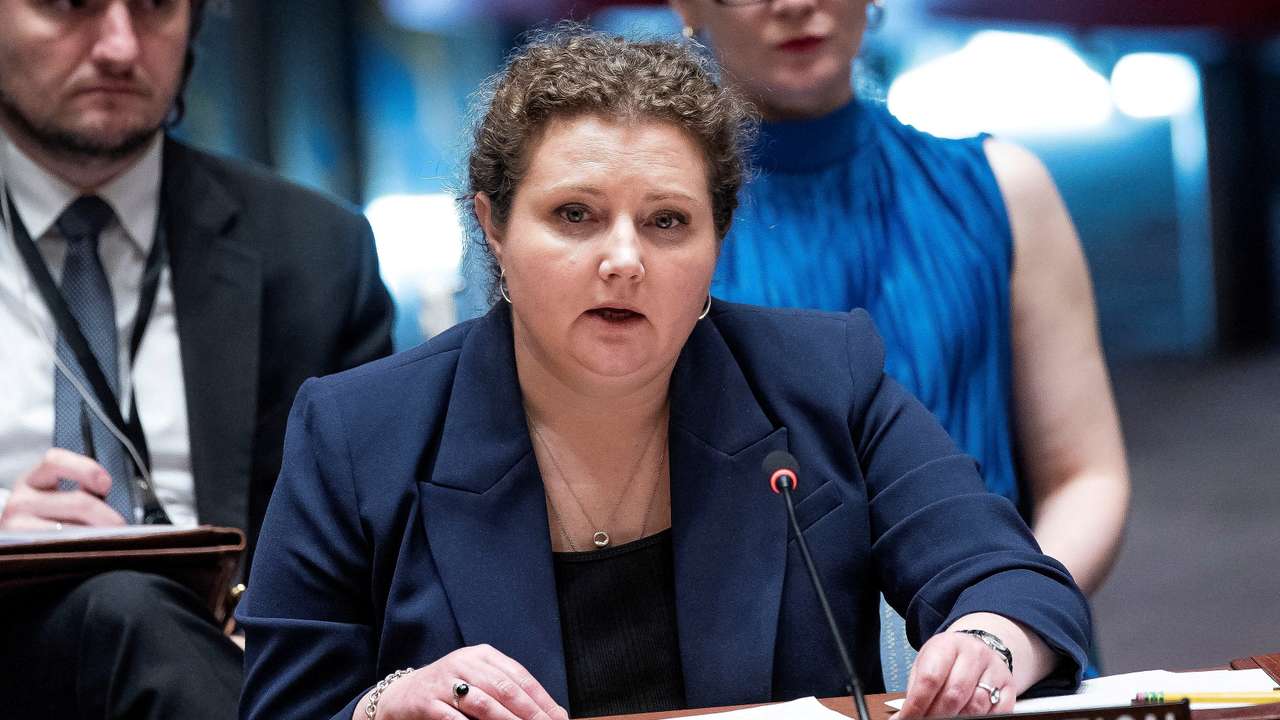 FILE PHOTO: United Nations Security Council meeting on Middle East and Palestine at the United Nations Headquarters in New York