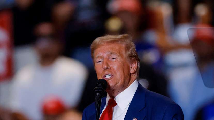 Former U.S. President Trump rally at Nassau Veterans Memorial Coliseum in Uniondale