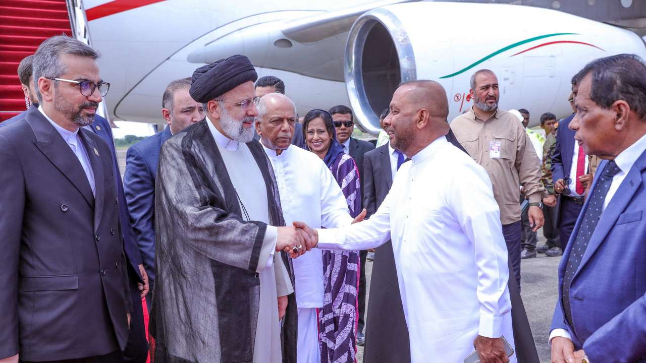 Iran's President Ebrahim Raisi visits Sri Lanka