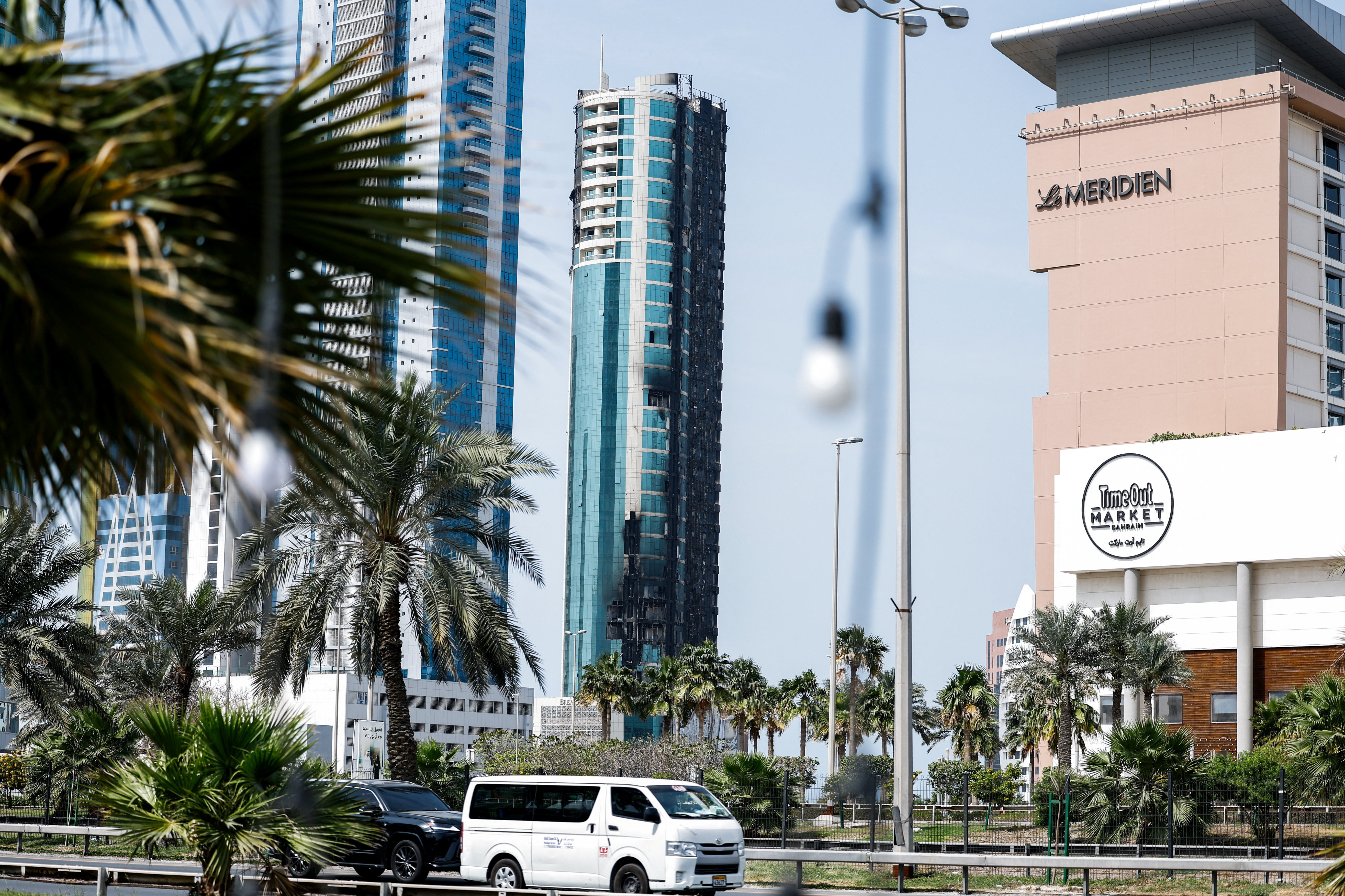 Iranian strikes in Manama