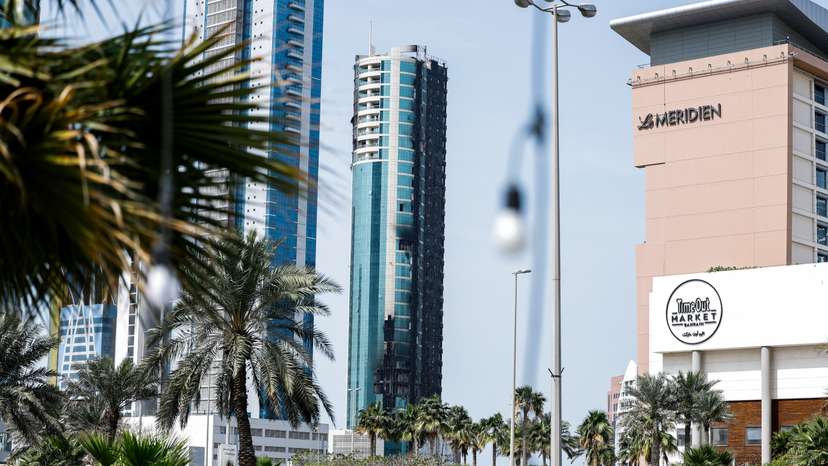 Iranian strikes in Manama