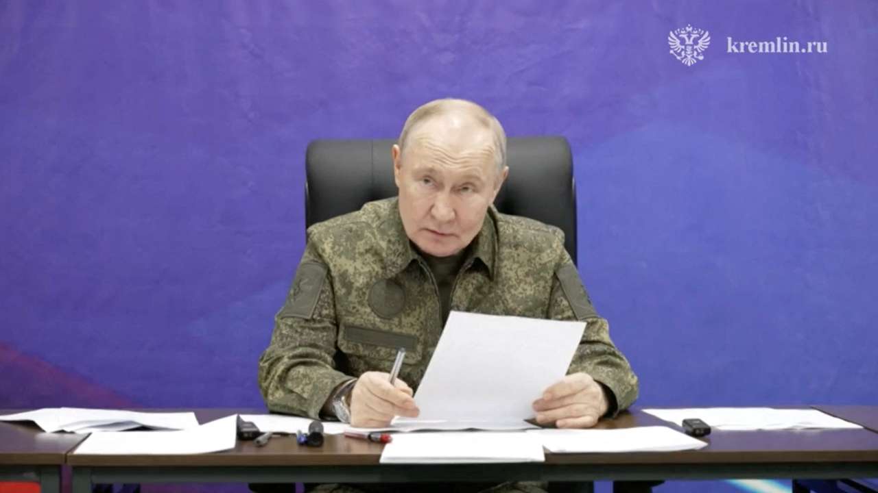 Russia's President Putin visits armed forces' command post amid Russia-Ukraine conflict