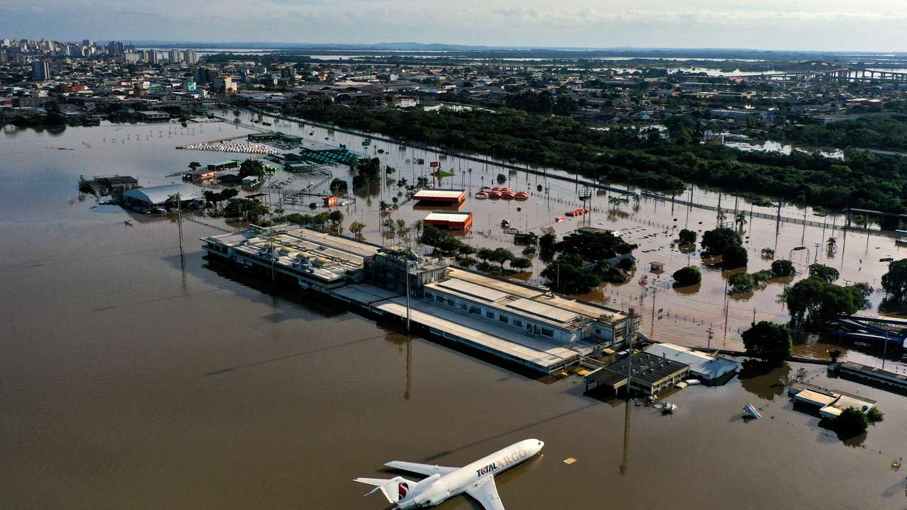 Floods due to heavy rains in Rio Grande do Sul in Brazil