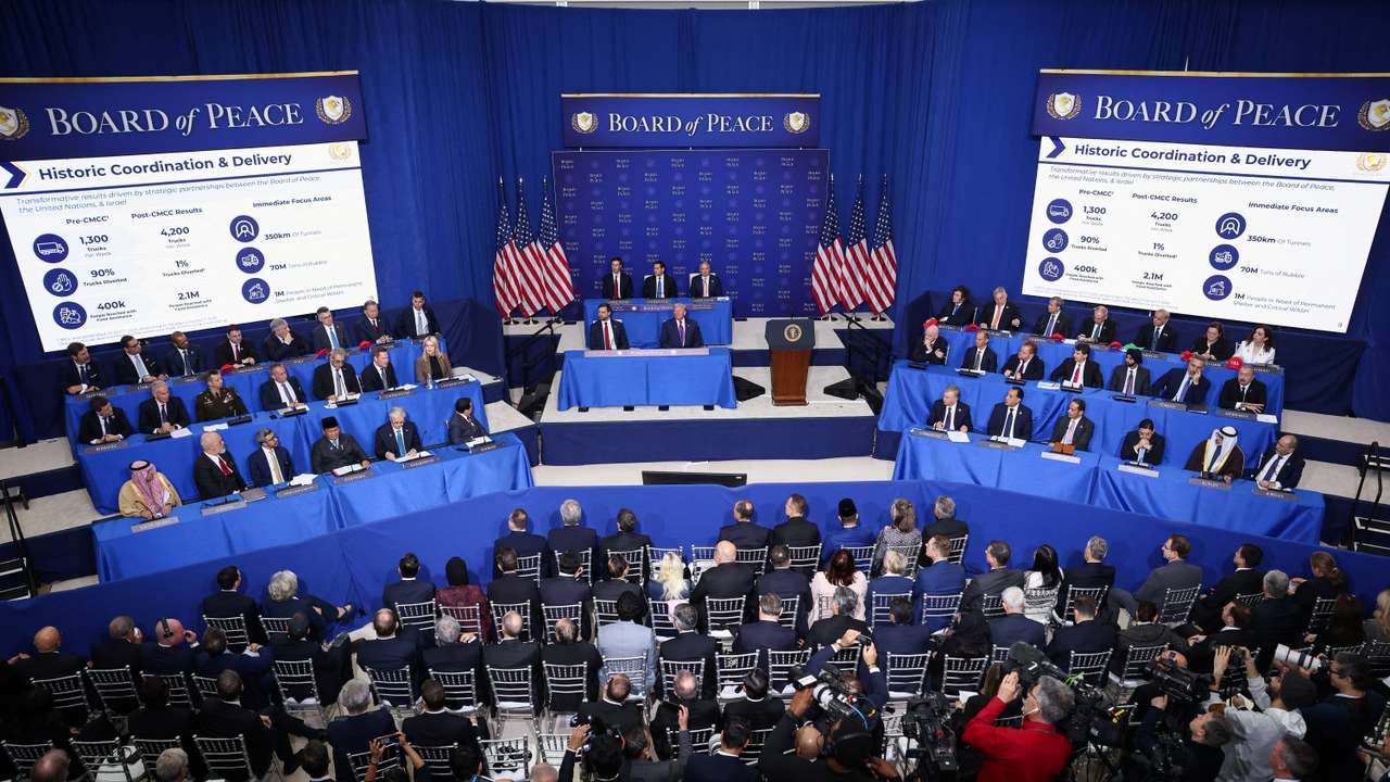 Inaugural meeting of the Board of Peace, in Washington