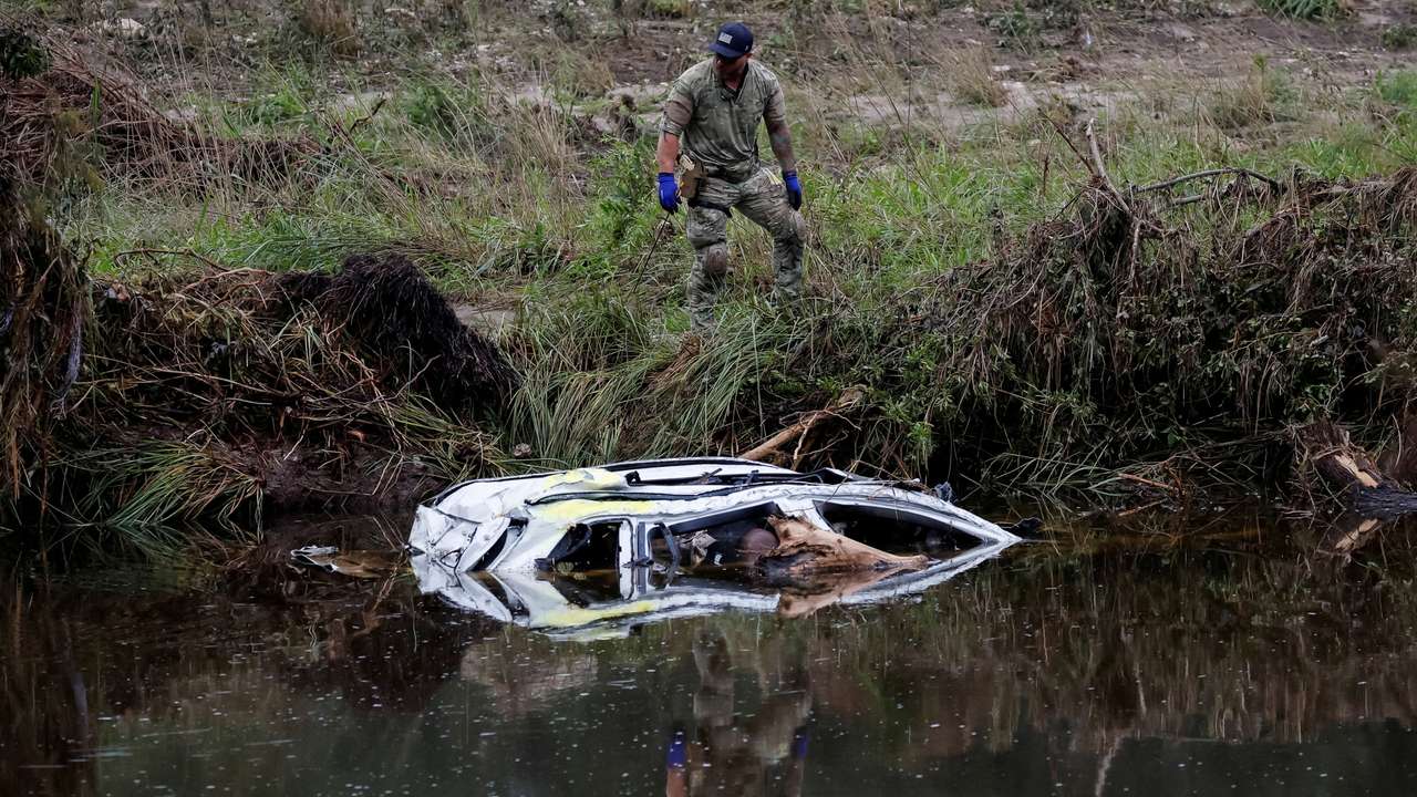 Flash flooding in Texas