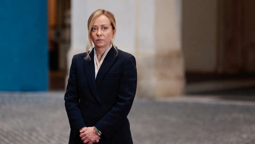 Italian PM Meloni meets European Parliament President Metsola, in Rome