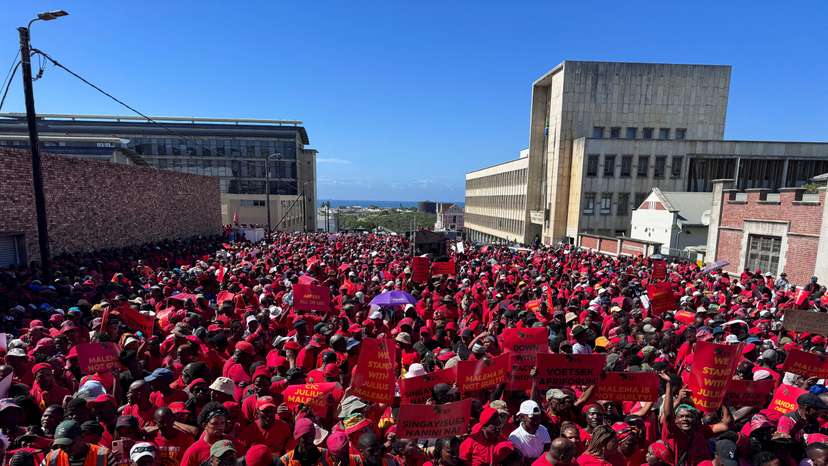 South African opposition politician Julius Malema in court for pre-sentencing hearing