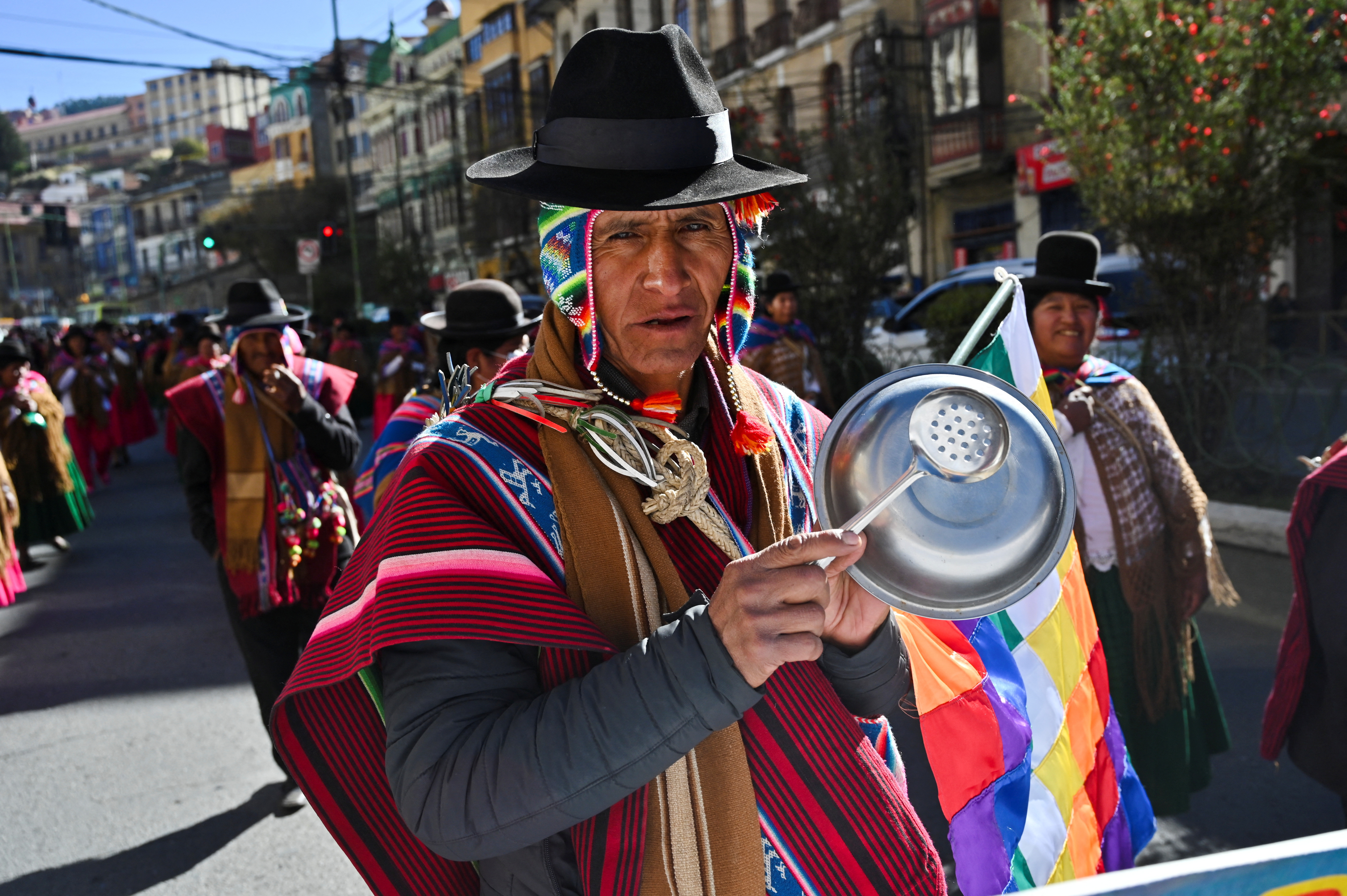 Economic problems push Bolivian indigenous voters away from ruling party, in La Paz